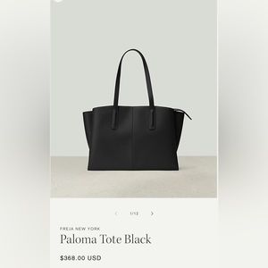 NEW CONDITION BLACK Paloma tote bag - Freja
